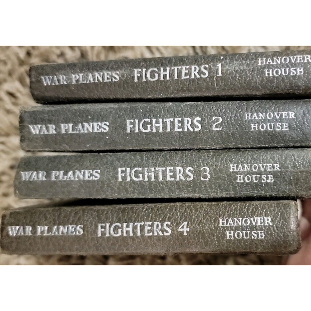 War Planes Of WW2 Fighters Vol 1-4 By William Green (1961-62 Macdonald)